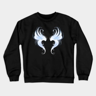 Angels Wings on Black Background ( Third ) Crewneck Sweatshirt